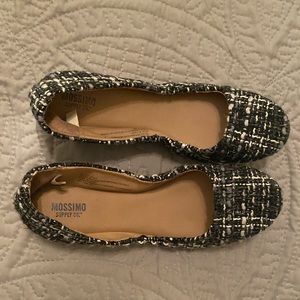Black & Grey Ballet Flats